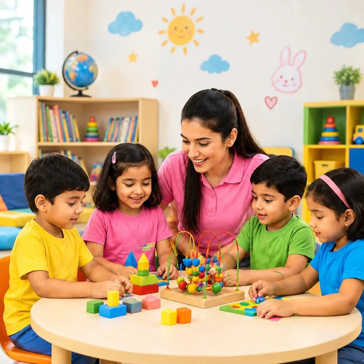Preschool child at BrainBunny Juniors Proddatur