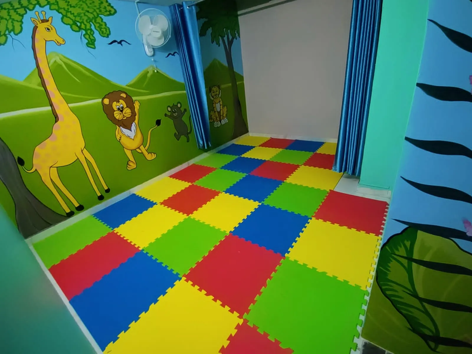 BrainBunny Juniors Preschool Campus, Interior Learning Space and Play Area