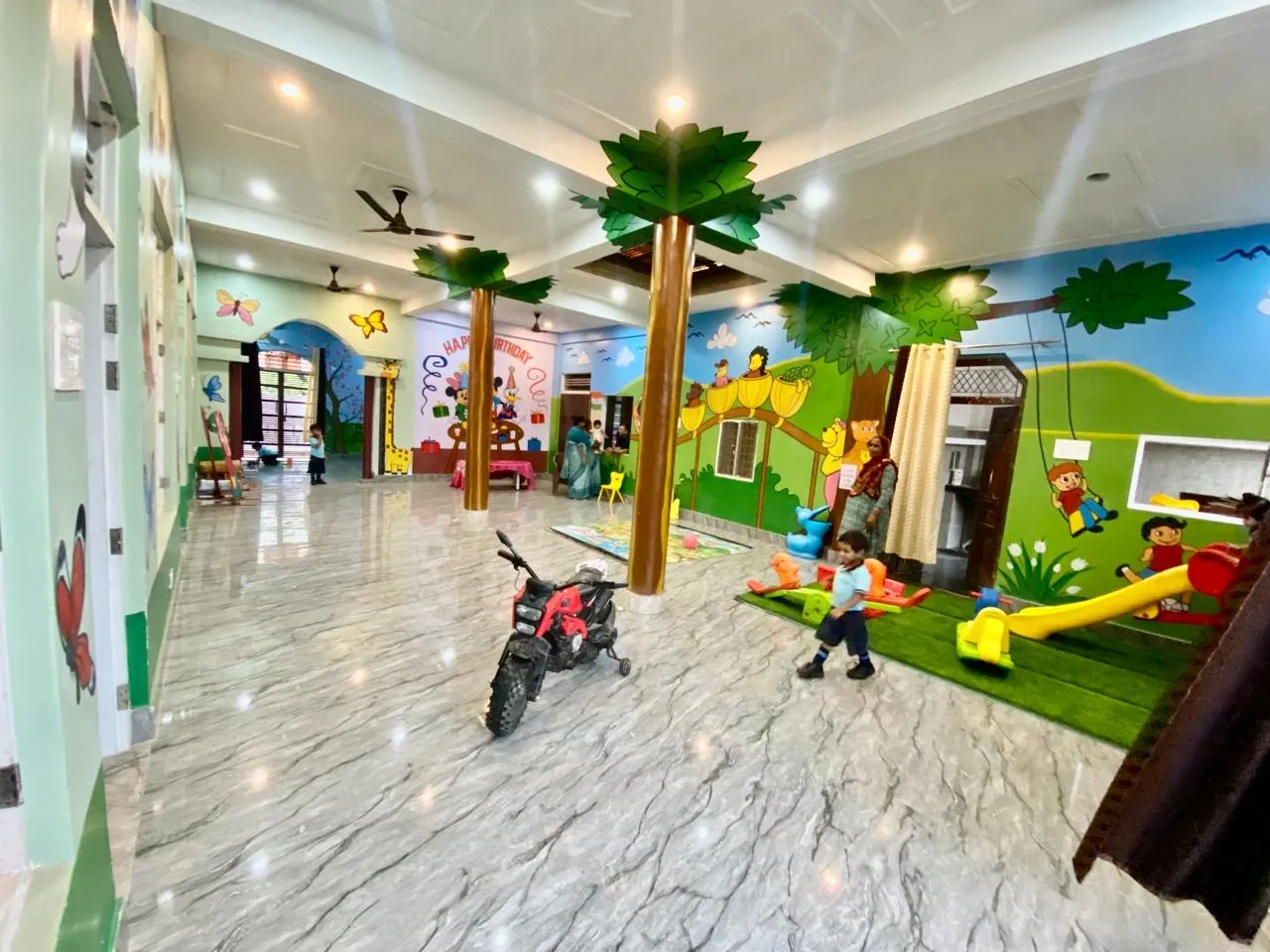 BrainBunny Juniors Preschool Campus, Interior Learning Space and Play Area